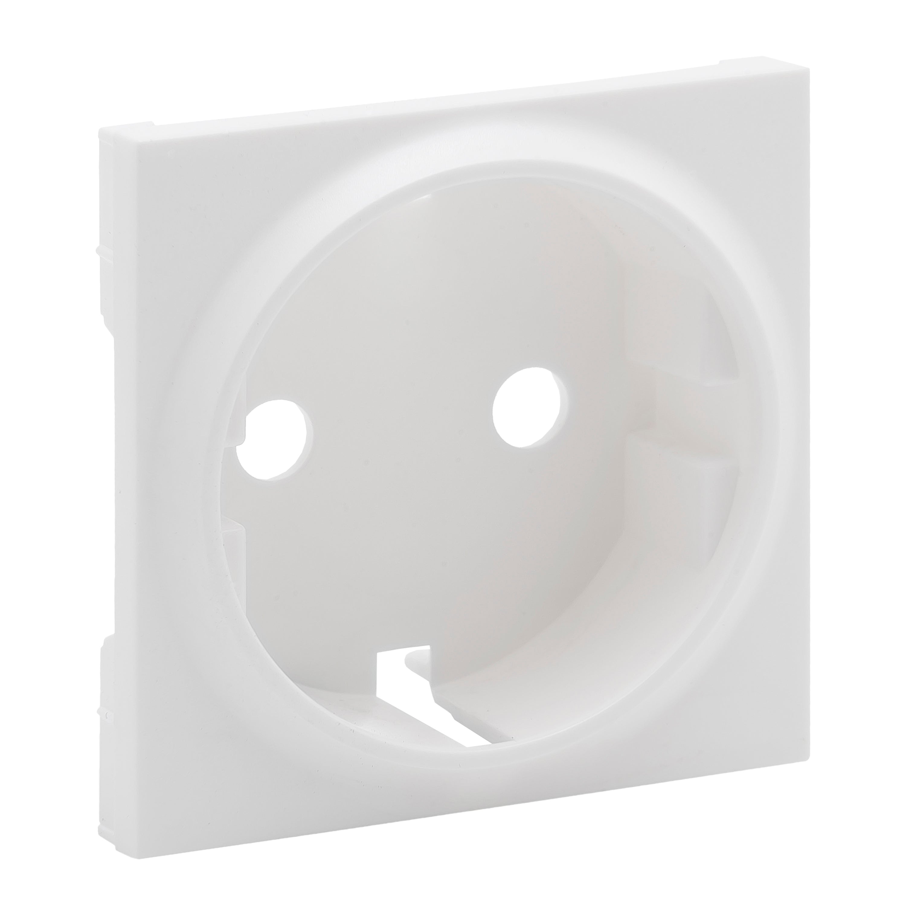 Frontal Niloé Step - Base de corriente 2P+T - Blanco mate Frontal Niloé Step - Base de corriente 2P+T - Blanco mate
